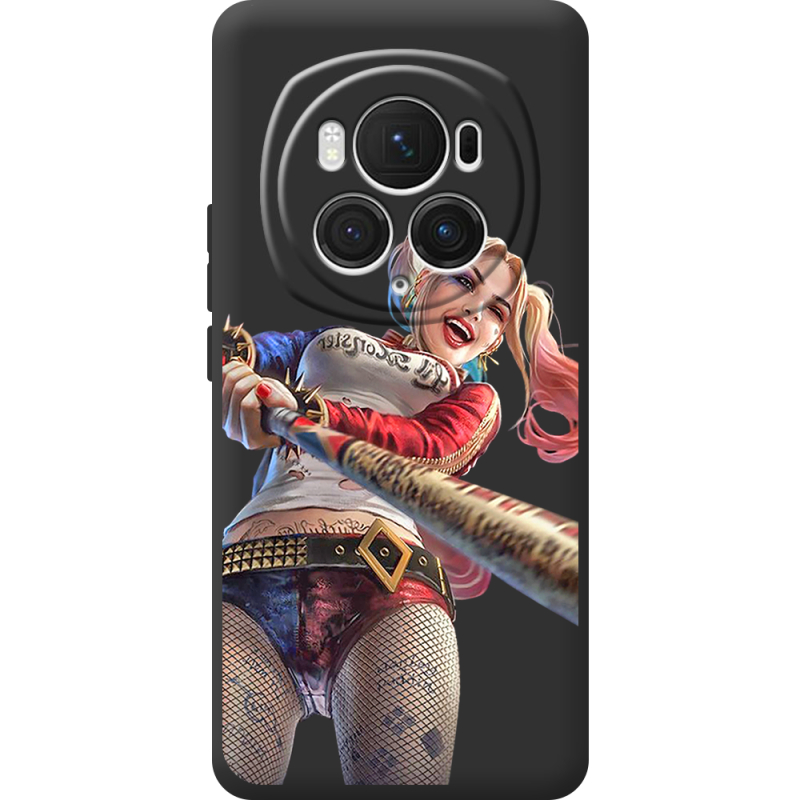 Черный чехол BoxFace Honor Magic 6 Pro Happy Harley Quinn