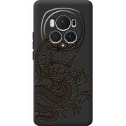 Черный чехол BoxFace Honor Magic 6 Pro Chinese Dragon