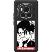 Черный чехол BoxFace Honor Magic 6 Pro Attack On Titan - Ackerman