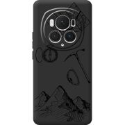 Черный чехол BoxFace Honor Magic 6 Pro Mountains