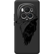 Черный чехол BoxFace Honor Magic 6 Pro Wolf and Raven