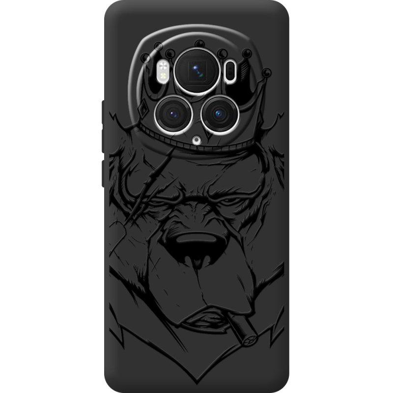 Черный чехол BoxFace Honor Magic 6 Pro Bear King