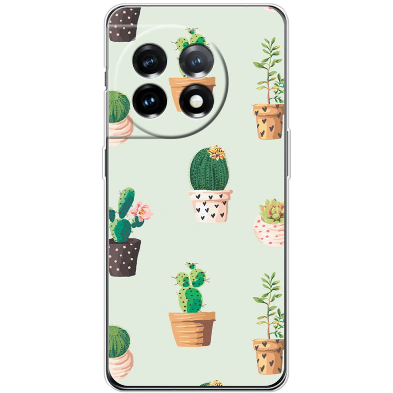 Чехол BoxFace OnePlus 11 L-green Cacti