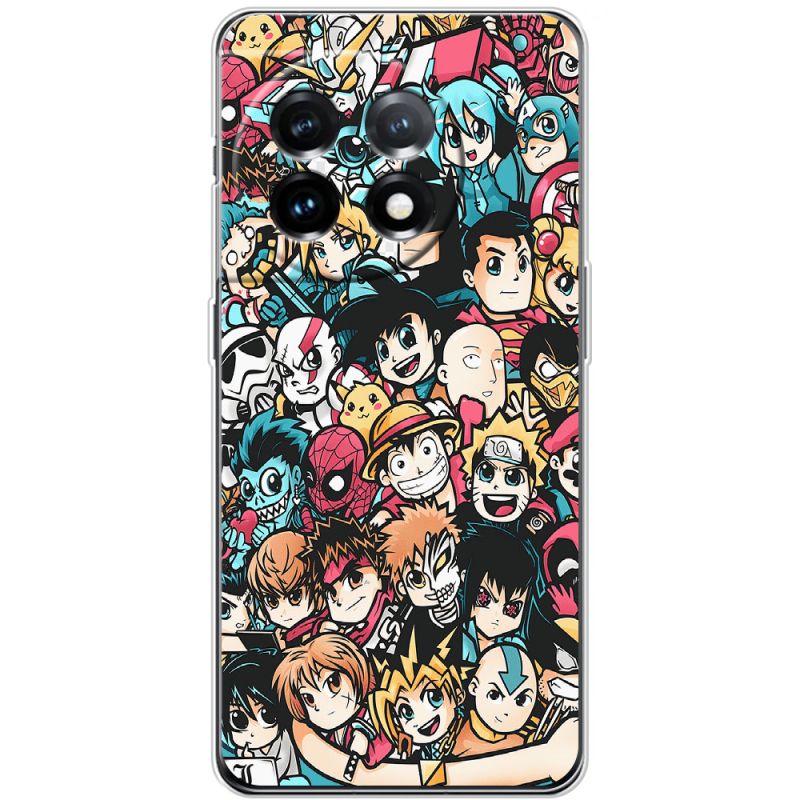 Чехол BoxFace OnePlus 11 Anime Stickers