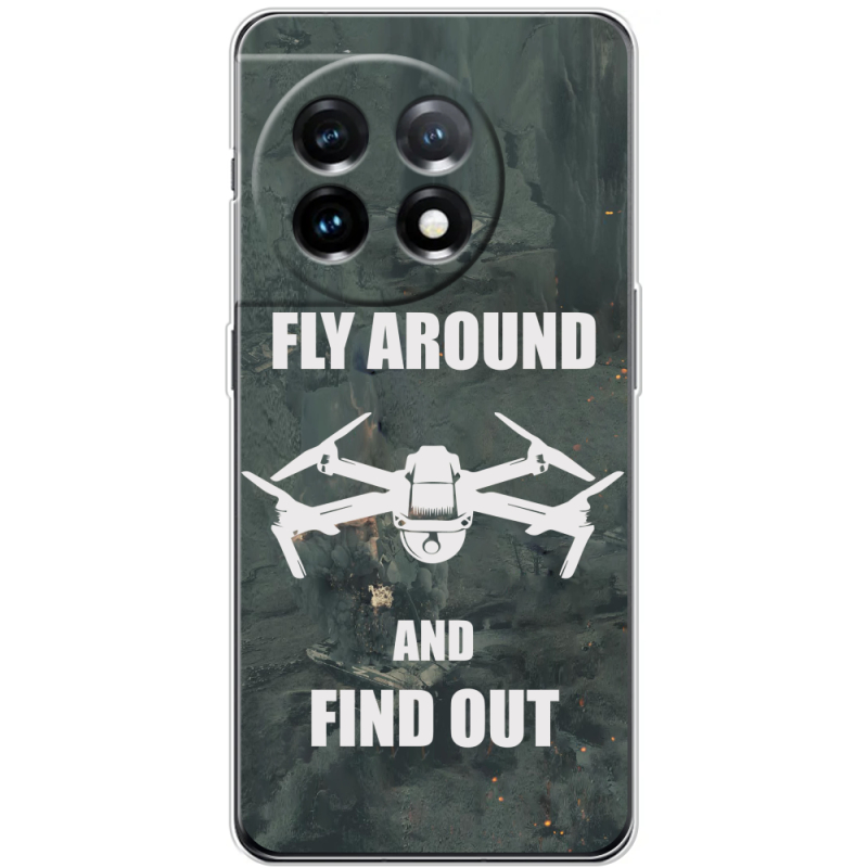 Чехол BoxFace OnePlus 11 Дрон Fly Around