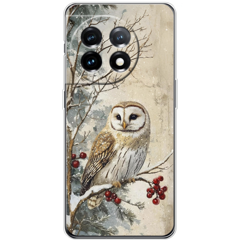 Чехол BoxFace OnePlus 11 Christmas Owl