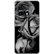 Чехол BoxFace OnePlus 11 Black and White Roses