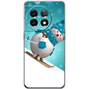 Чехол BoxFace OnePlus 11 Skier Snowman