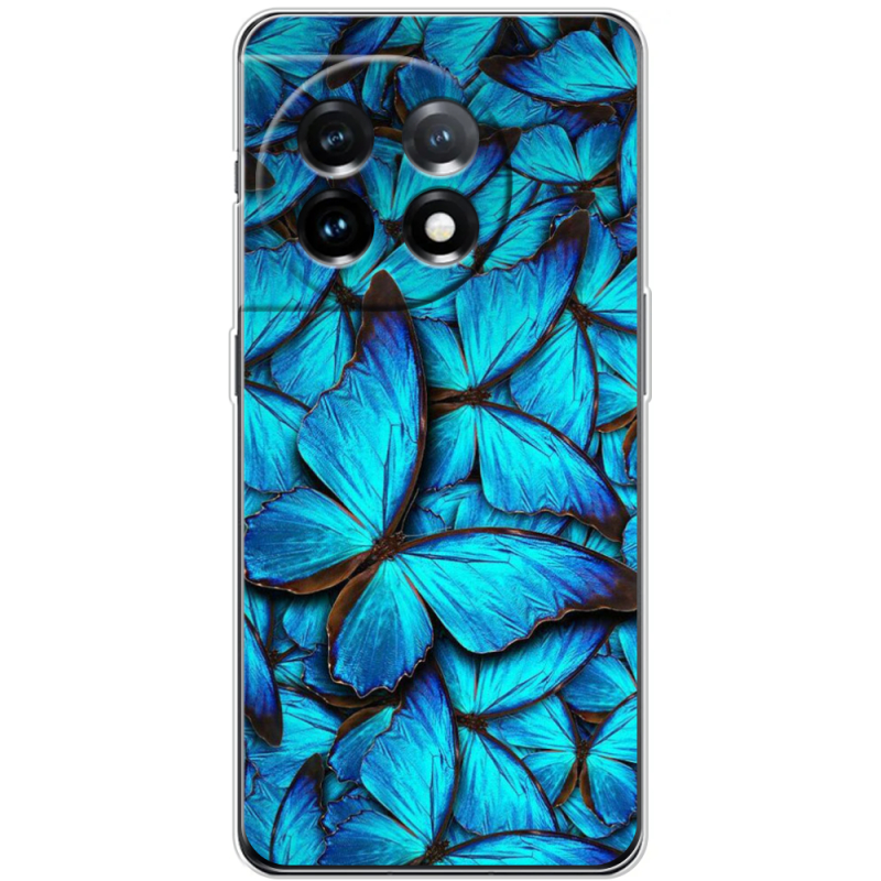 Чехол BoxFace OnePlus 11 лазурные бабочки