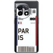 Прозрачный чехол BoxFace OnePlus 11 Ticket Paris