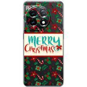 Прозрачный чехол BoxFace OnePlus 11 Vintage Christmas Pattern