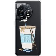 Прозрачный чехол BoxFace OnePlus 11 Segull in Cofee Pool