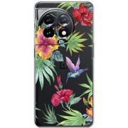 Прозрачный чехол BoxFace OnePlus 11 Tropical