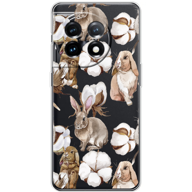 Прозрачный чехол BoxFace OnePlus 11 Cotton and Rabbits