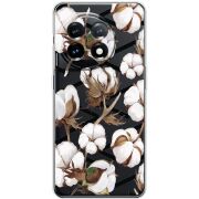 Прозрачный чехол BoxFace OnePlus 11 Cotton flowers