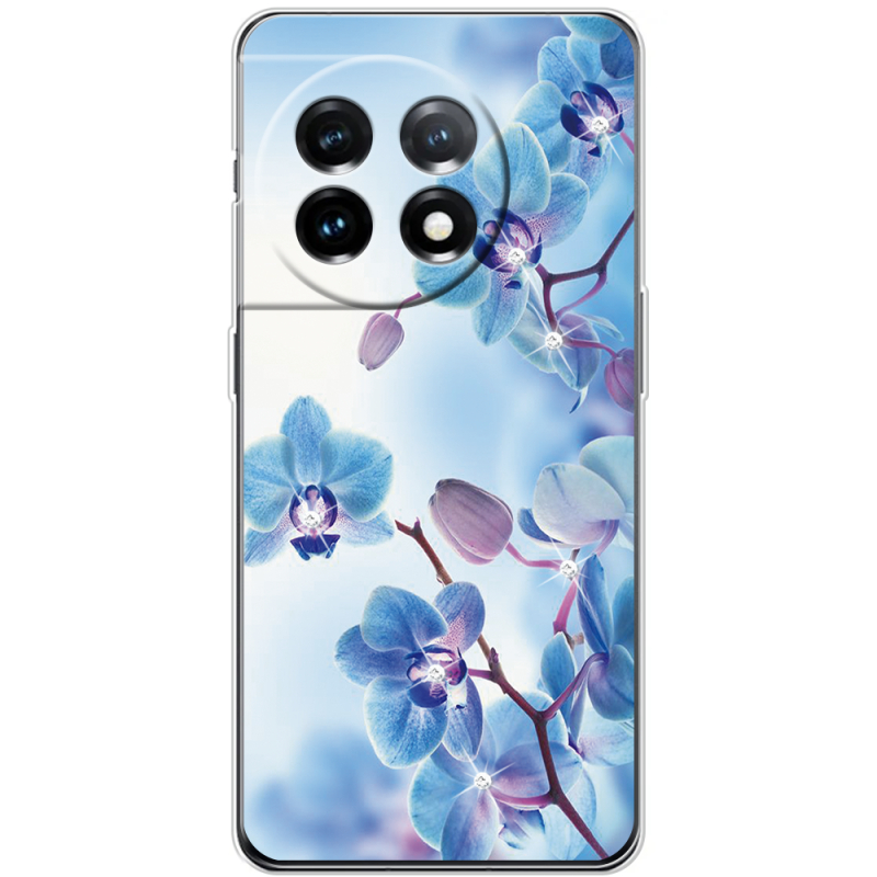 Чехол со стразами OnePlus 11 Orchids