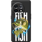 Черный чехол BoxFace OnePlus 11 Fish