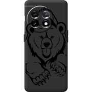 Черный чехол BoxFace OnePlus 11 Grizzly Bear