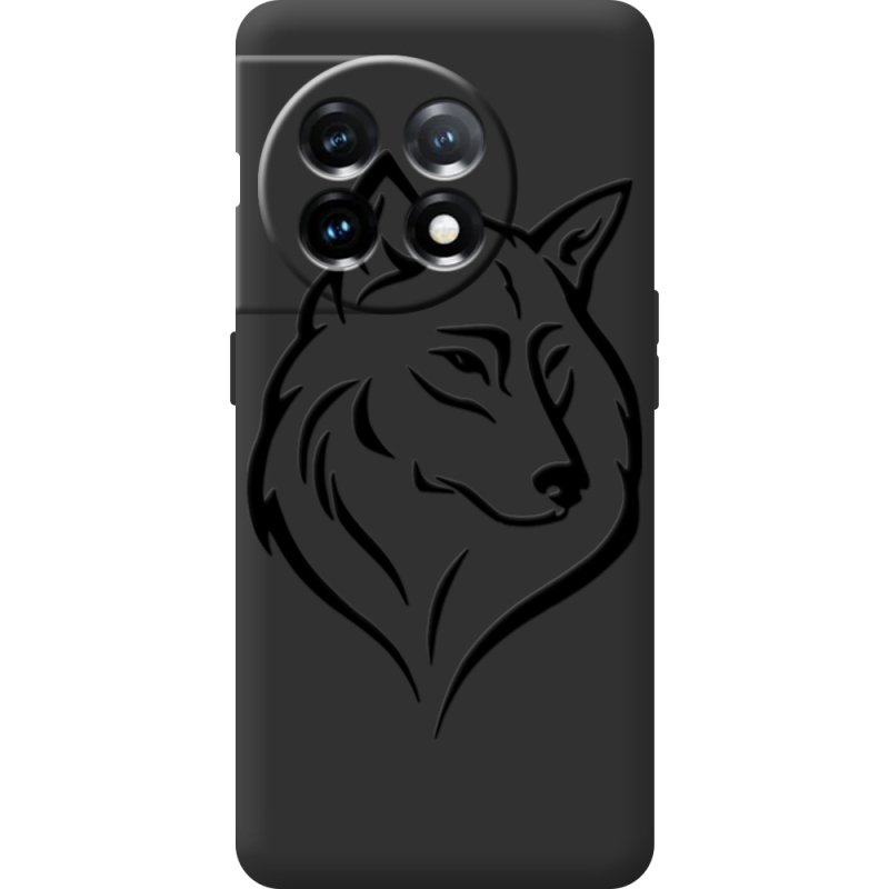 Черный чехол BoxFace OnePlus 11 Wolf