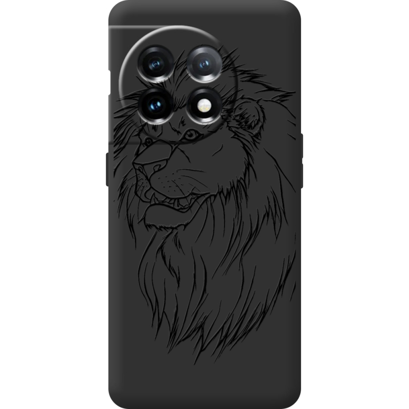 Черный чехол BoxFace OnePlus 11 Lion