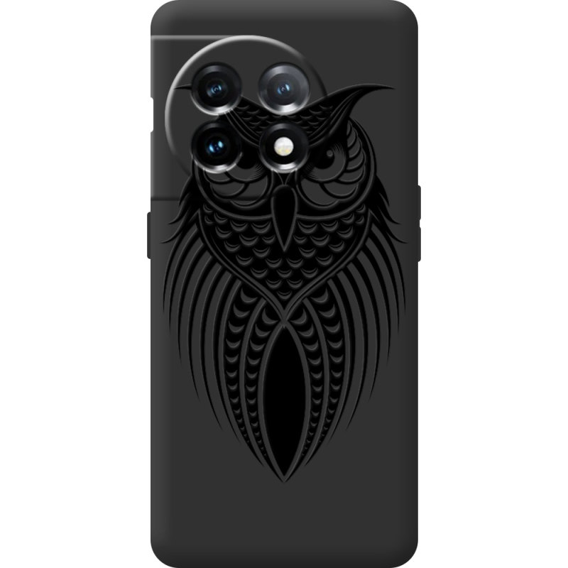 Черный чехол BoxFace OnePlus 11 Owl