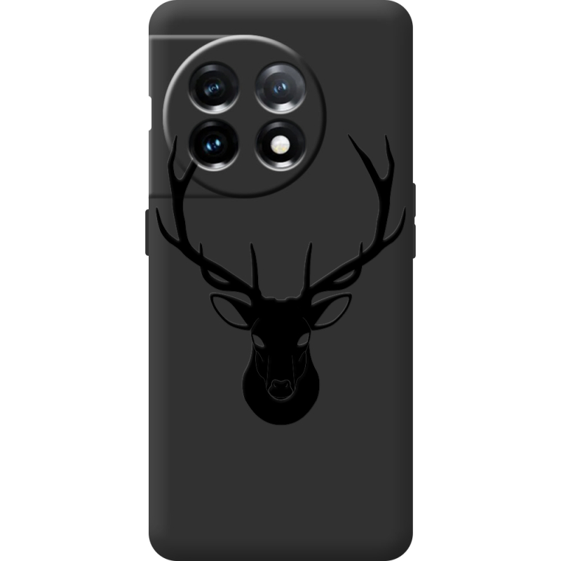 Черный чехол BoxFace OnePlus 11 Deer