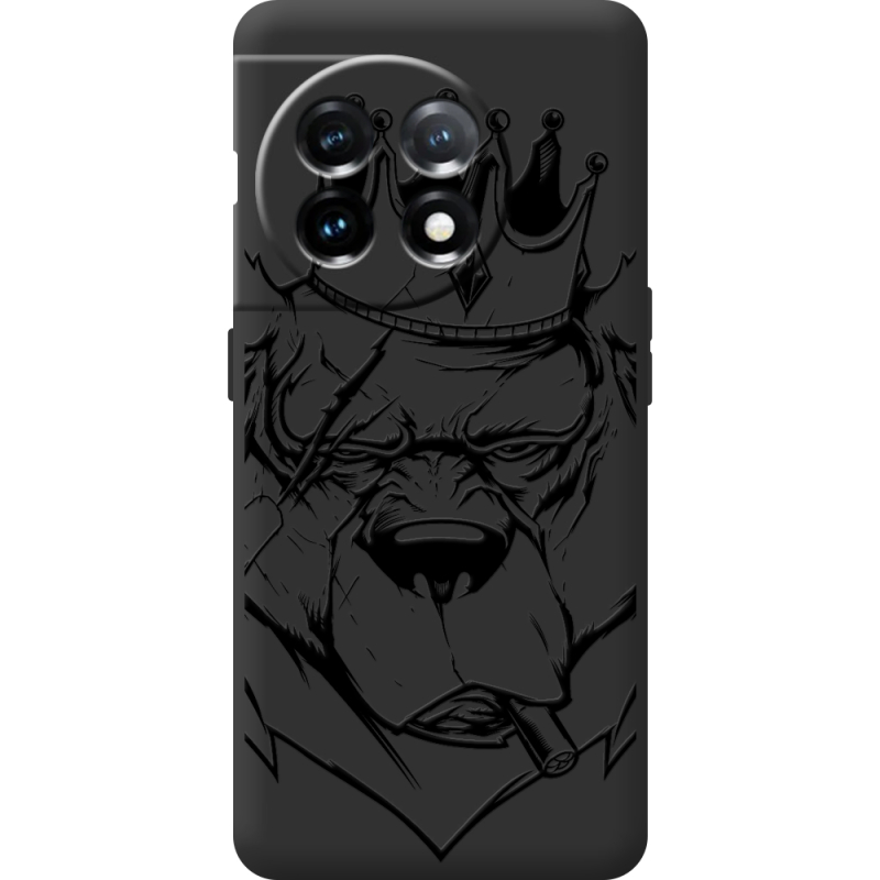 Черный чехол BoxFace OnePlus 11 Bear King