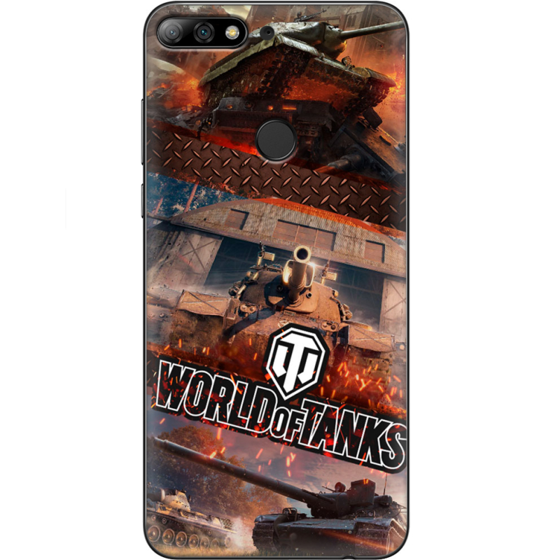 Чехол Uprint Huawei Y7 Prime 2018 / Honor 7C Pro World Of Tanks