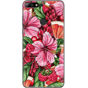 Чехол Uprint Huawei Y7 Prime 2018 / Honor 7C Pro Tropical Flowers