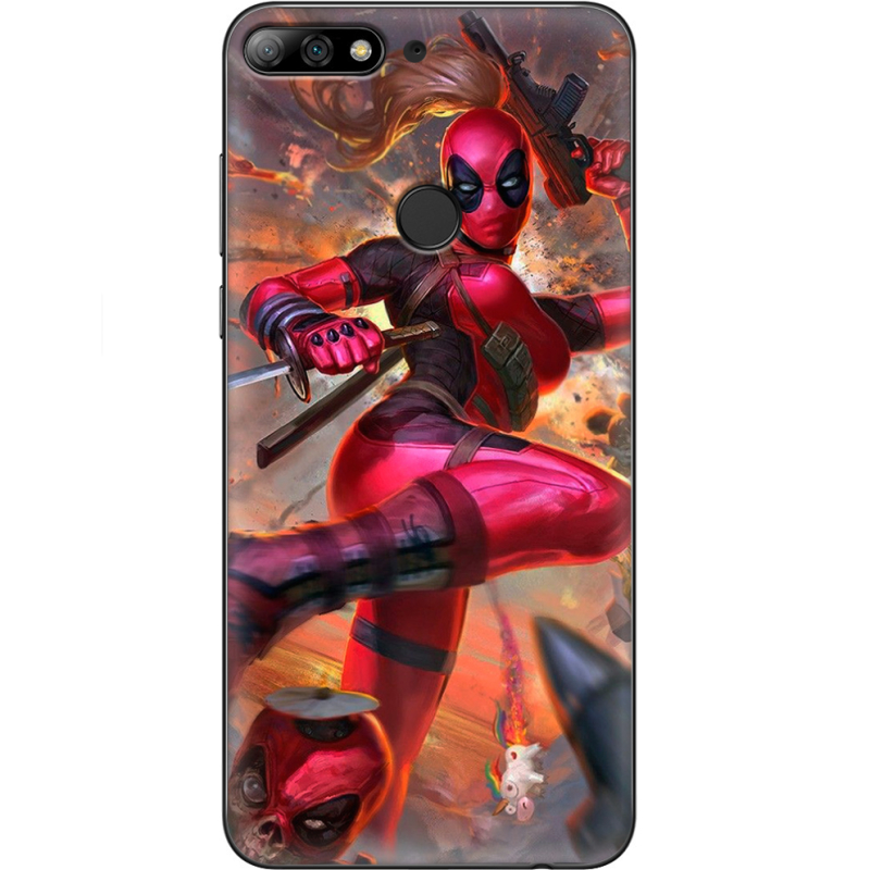 Чехол Uprint Huawei Y7 Prime 2018 / Honor 7C Pro Woman Deadpool