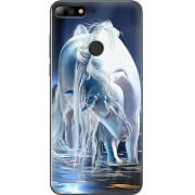 Чехол Uprint Huawei Y7 Prime 2018 / Honor 7C Pro White Horse