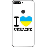 Чехол Uprint Huawei Y7 Prime 2018 / Honor 7C Pro I love Ukraine