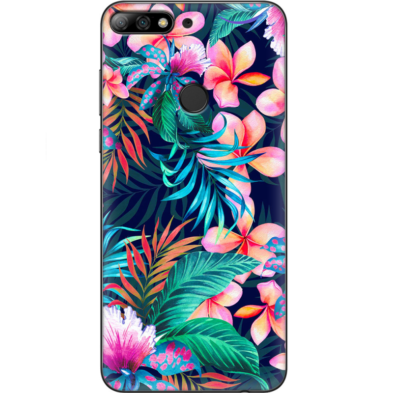 Чехол Uprint Huawei Y7 Prime 2018 / Honor 7C Pro flowers in the tropics