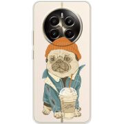 Прозорий чохол BoxFace Realme 13 4G Dog Coffeeman