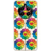 Прозорий чохол BoxFace Realme 13 4G Hippie Flowers