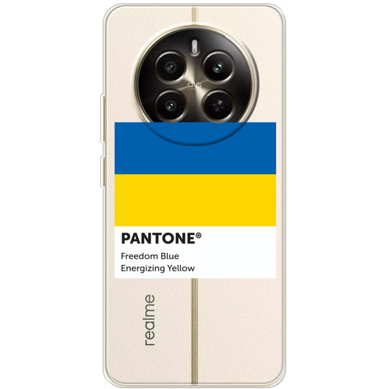 Прозорий чохол BoxFace Realme 13 4G Pantone вільний синій