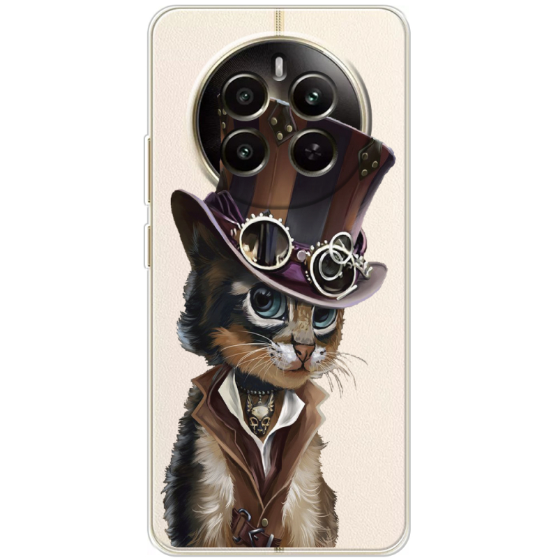 Прозорий чохол BoxFace Realme 13 4G Steampunk Cat