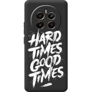 Чорний чохол BoxFace Realme 13 4G Hard Times Good Times