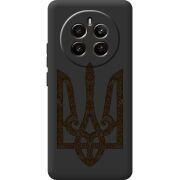 Чорний чохол BoxFace Realme 13 4G Ukrainian Trident