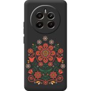 Чорний чохол BoxFace Realme 13 4G Ukrainian Ornament