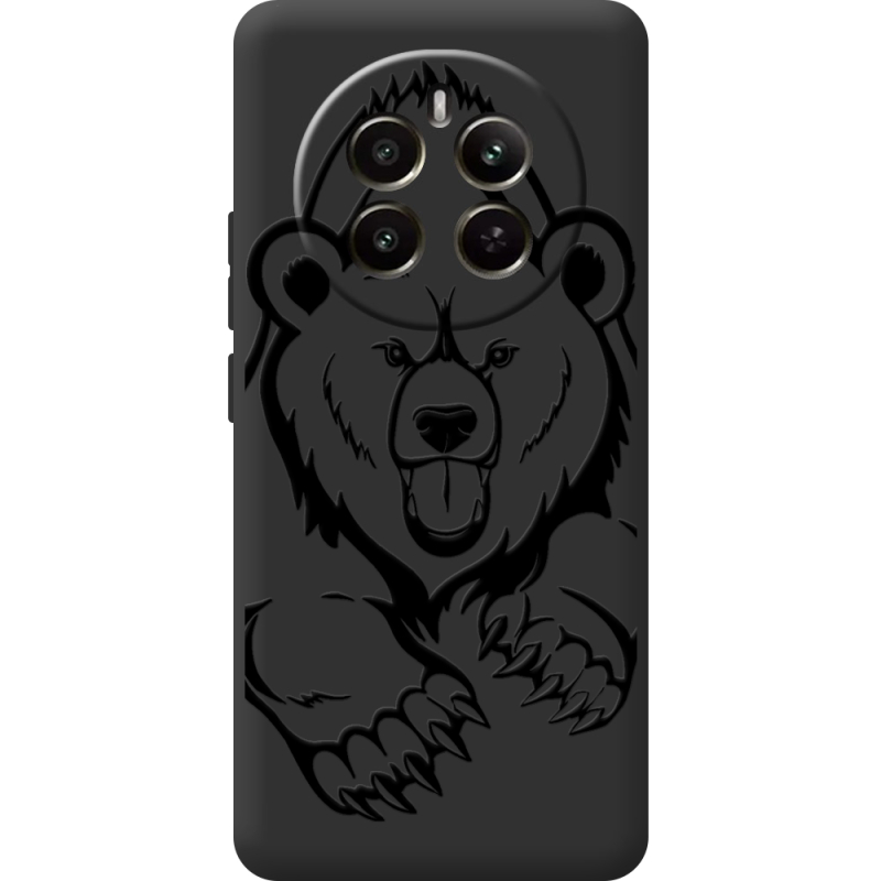 Чорний чохол BoxFace Realme 13 4G Grizzly Bear