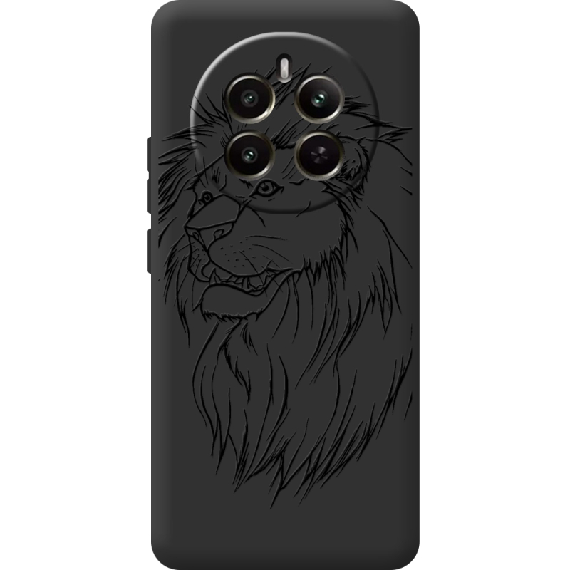 Чорний чохол BoxFace Realme 13 4G Lion