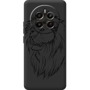 Чорний чохол BoxFace Realme 13 4G Lion