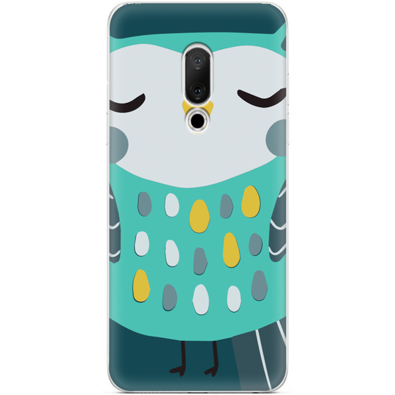 Чехол Uprint Meizu 15 Green Owl