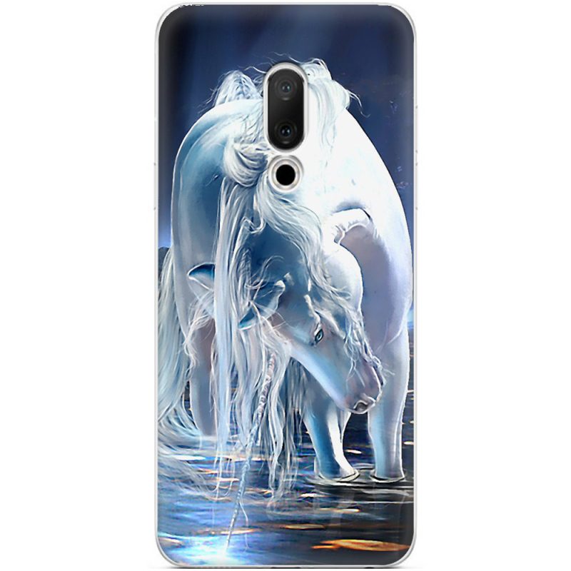 Чехол Uprint Meizu 15 White Horse