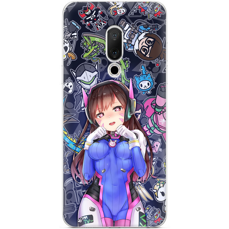 Чехол Uprint Meizu 15 Overwatch D.VA