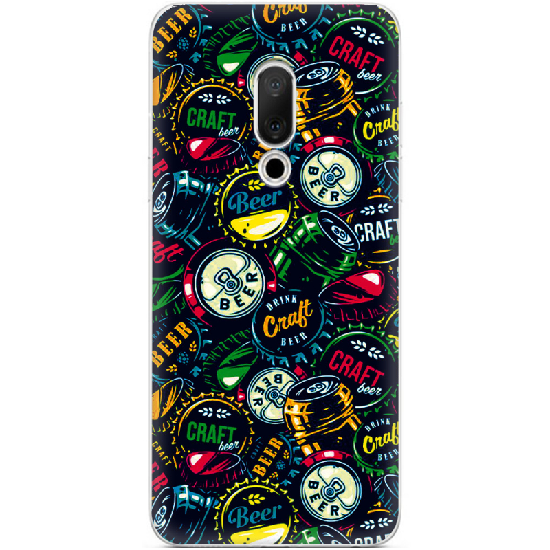 Чехол Uprint Meizu 15 Bottle Caps