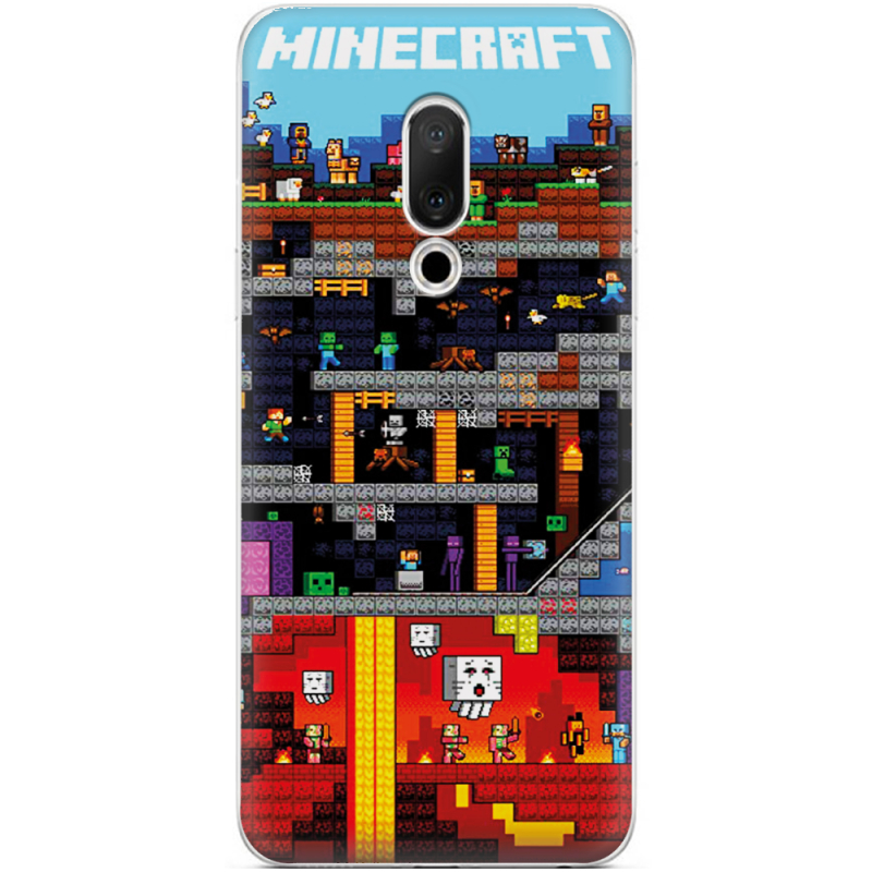 Чехол Uprint Meizu 15 Minecraft Lode Runner