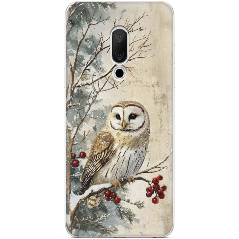 Чехол Uprint Meizu 15 Christmas Owl