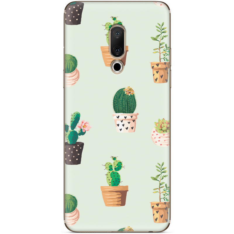 Чехол Uprint Meizu 15 Plus L-green Cacti